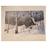 Naturalist Fine Art Print - Les Kouba - Frightened Whitetail