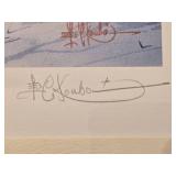 Naturalist Fine Art Print - Les Kouba - Frightened Whitetail