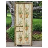 Habersham Plantation Mille Fleurs Pantry Cabinet