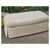 Lovely Plush Upholstered Ottoman