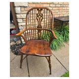 Stunning Carved Windsor Accent Chair