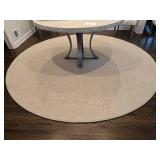 Modern Extra Light Beige Round Area Rug - 9