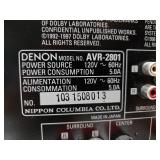 Working DENON Model AVR-2801 AV Surround Receiver