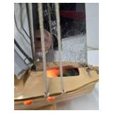 Working Mid Century Ceramic Sailing Ship TV Lamp