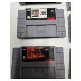 Group of Super Nintendo SNES Video Games & 2 Controllers