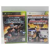 Original XBOX Video Game System w/Games & 2 Controllers