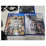 Working PLAYSTATION PS4 Video Game System w/Games & 2 Controllers