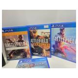 Working PLAYSTATION PS4 Video Game System w/Games & 2 Controllers