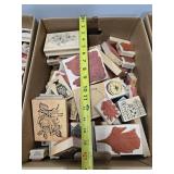 HUGE Collection of New & Like New Rubber Stamps