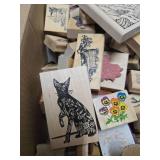 HUGE Collection of New & Like New Rubber Stamps