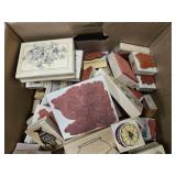 HUGE Collection of New & Like New Rubber Stamps