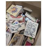 HUGE Collection of New & Like New Rubber Stamps