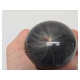 Pair of Acrylic Paperweights Including Genuine Tarantula