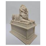 Heavy Marble New York Library Lion Statue