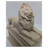 Heavy Marble New York Library Lion Statue