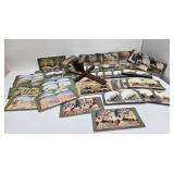 Lot of Antique Stereoview Cards w/Viewer
