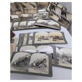Lot of Antique Stereoview Cards w/Viewer
