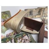 Lot of Antique Stereoview Cards w/Viewer