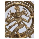 Old Vintage Solid Brass Hindu Shiva Sculpture