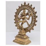 Old Vintage Solid Brass Hindu Shiva Sculpture