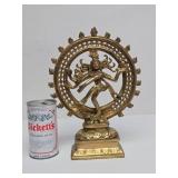 Old Vintage Solid Brass Hindu Shiva Sculpture
