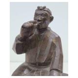 Old Vintage Hand Carved Oriental Figural Cigar Holder
