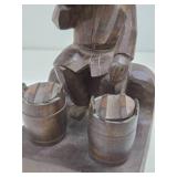 Old Vintage Hand Carved Oriental Figural Cigar Holder