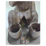 Old Vintage Hand Carved Oriental Figural Cigar Holder