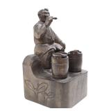 Old Vintage Hand Carved Oriental Figural Cigar Holder