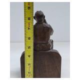 Old Vintage Hand Carved Oriental Figural Cigar Holder