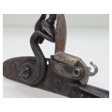 Antique Flintlock Rifle Trigger Mechanism