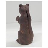 Vintage Cast Iron Bear Bank