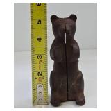 Vintage Cast Iron Bear Bank