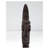 Old Carved Wood Gorget - Chest Ornament