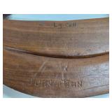 Old Carved Wood Gorget - Chest Ornament