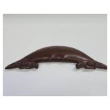 Old Carved Wood Gorget - Chest Ornament