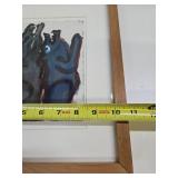 Original Abstract Watercolor Painting by Alice Benjamin Boudreau - "Howling at The Moon"
