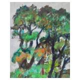 Large Original Vintage Oil/Acrylic Painting on Canvas by Alice Benjamin Boudreau