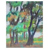 Large Original Vintage Oil/Acrylic Painting on Canvas by Alice Benjamin Boudreau