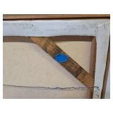 Large Original Vintage Oil/Acrylic Painting on Canvas by Alice Benjamin Boudreau