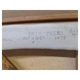 Large Original Vintage Oil/Acrylic Painting on Canvas by Alice Benjamin Boudreau