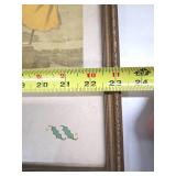 Old Vintage Norman Rockwell Print - "The Christmas Coach"