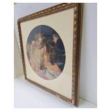 Framed Antique Print - "Calmady Children"