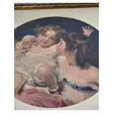 Framed Antique Print - "Calmady Children"
