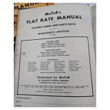 Group of Vintage Automobile Service Manuals