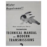 Group of Vintage Automobile Service Manuals