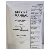 Group of Vintage Automobile Service Manuals