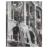 Framed Black & White Antique Photograph - Saint Paul Fire Department