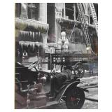 Framed Black & White Antique Photograph - Saint Paul Fire Department