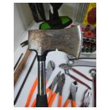 Large Estate Lot of Good Tools - Hatchets , Bike Pump, Wrenches, Sockets etc